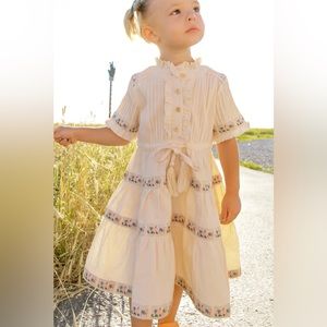 Ivy City Co mini Holland dress / size 12-18 months